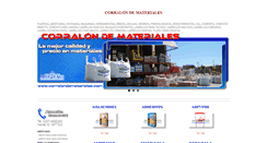 Desktop Screenshot of corralondemateriales.com