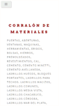 Mobile Screenshot of corralondemateriales.com