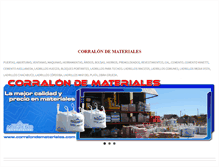 Tablet Screenshot of corralondemateriales.com